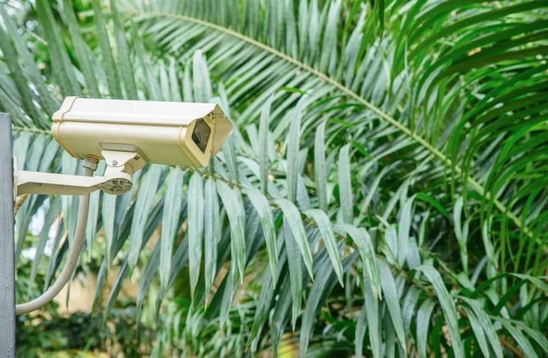 กล้องวงจรปิด CCTV ที่ติดตั้งรอบอาคารหอพักหญิงสกุลทิพ